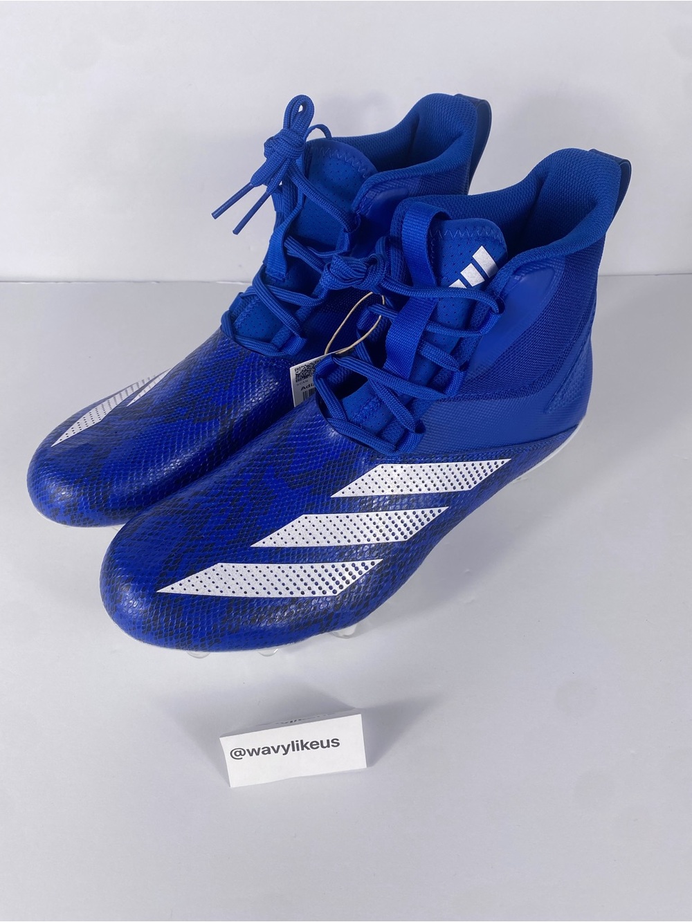 Adidas Adizero Chaos Exotic Speed Football Cleats IE4007 Blue Men's Size 10.5
